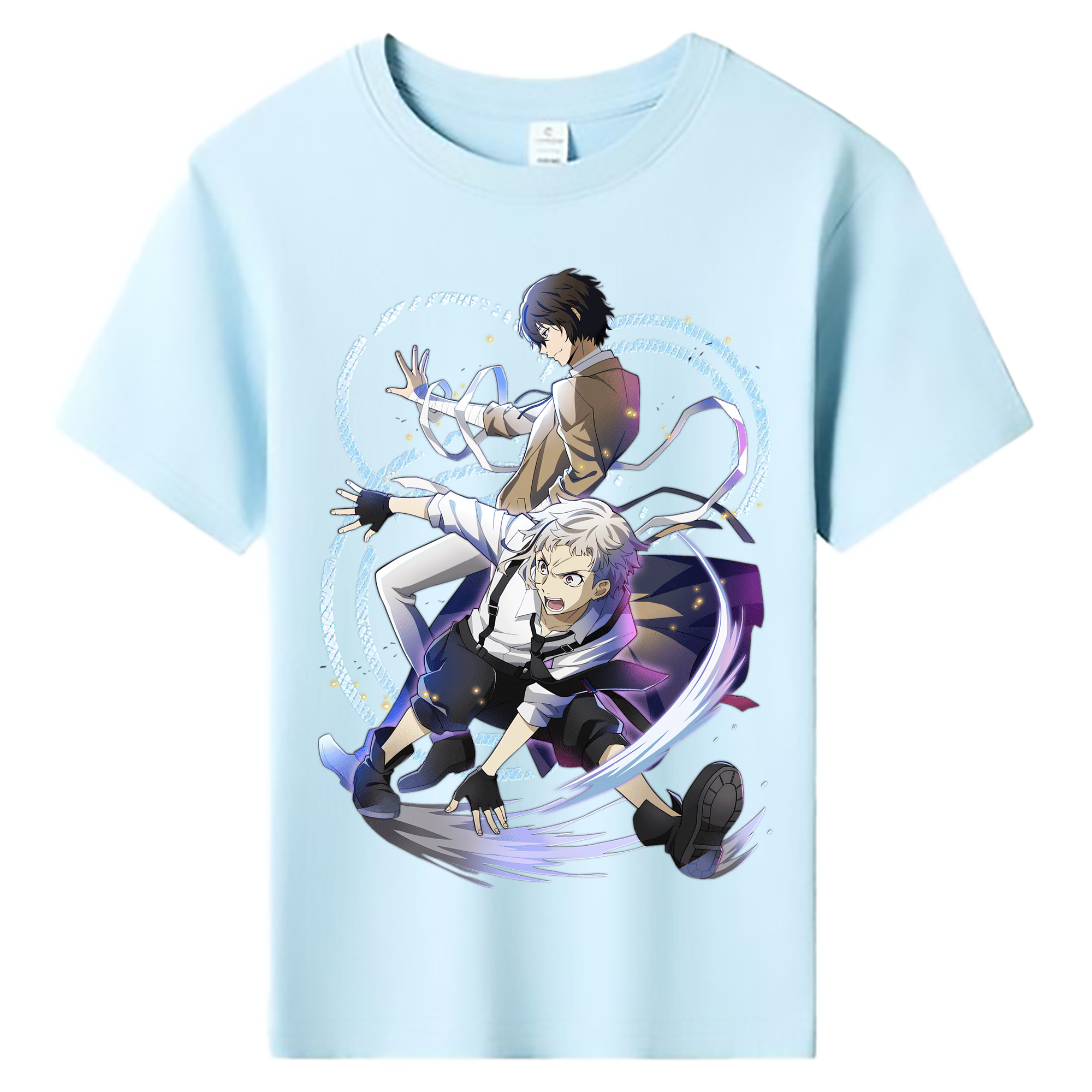 （画像用） 文豪ストレイドッグス Bungo Stray Dogs 綿100％キッズTシャツ（フロントプリント）
